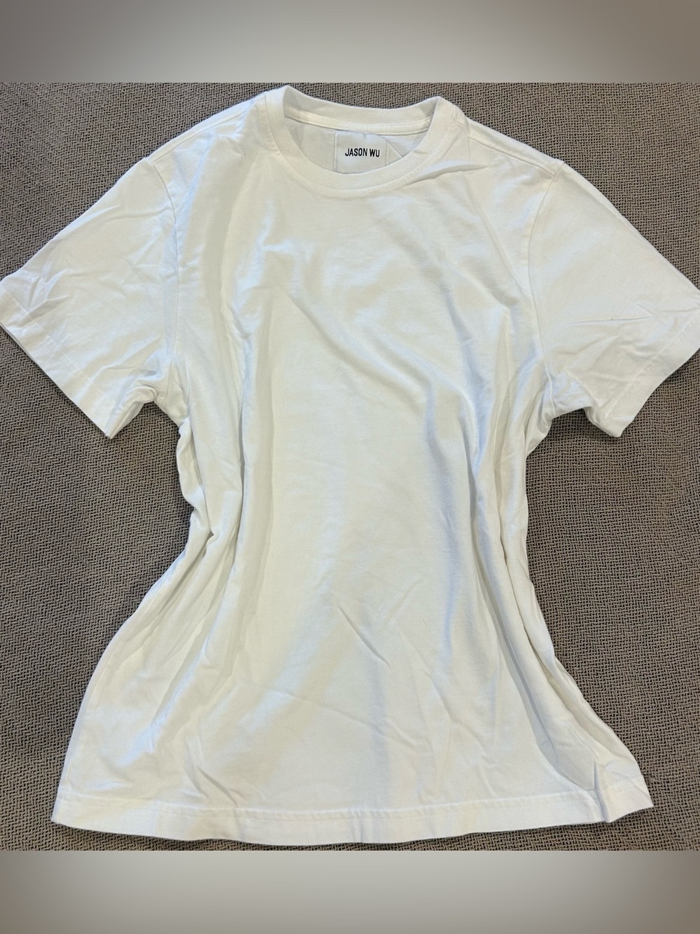 100% cotton! Jason Wu White Crewneck Men’s T-Shirt